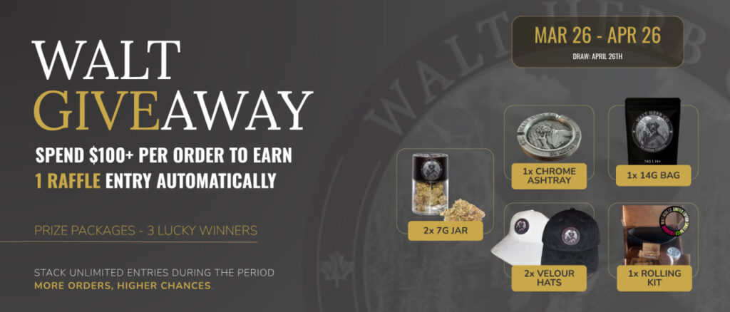 giveaway weed delivery