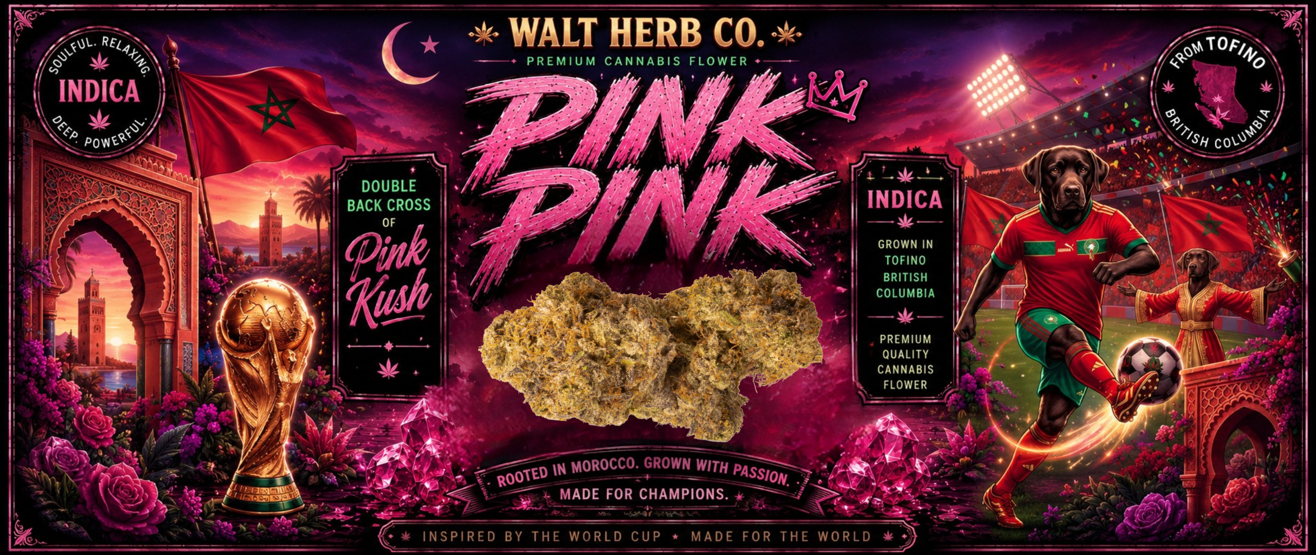 pink pink 14g bag indica